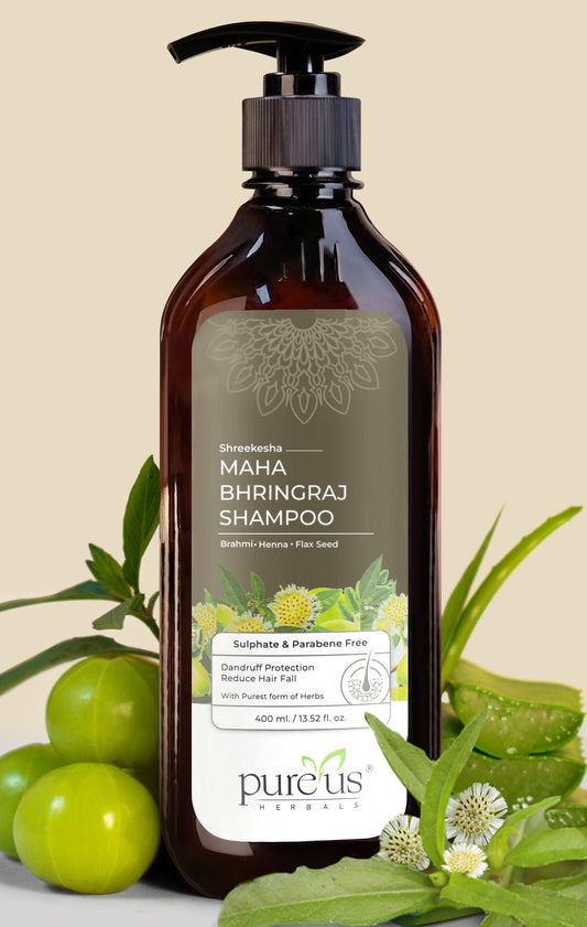 Pureus Herbals Shreekesha Maha Bhringraj sulphate & Parabene Free Shampoo
